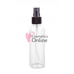 Recipient din plastic cu pulverizator 100ml R036 pentru solutii lichide, usor zgariat